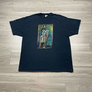 Vintage Shirt Mens Extra Large Black Navajo Art Native American 90s